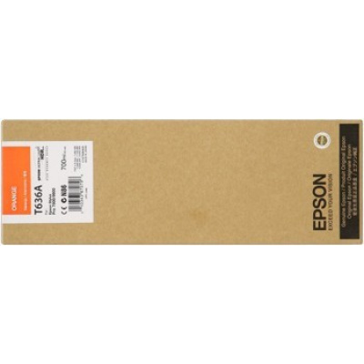 Epson T636A00 oranžová (orange) originální cartridge