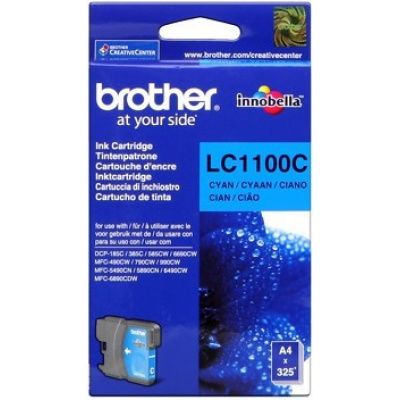 Brother LC-1100C azurová (cyan) originální cartridge