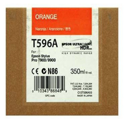 Epson T596A00 oranžová (orange) originální cartridge