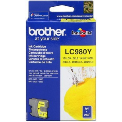 Brother LC-980Y žlutý (yellow) originální cartridge