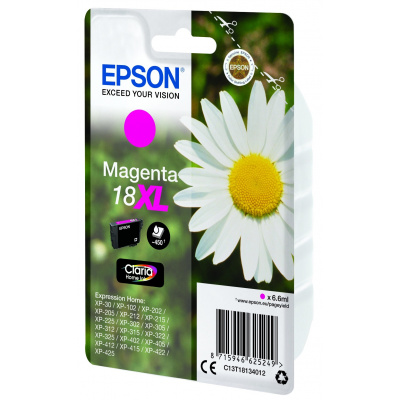 Epson 18XL C13T18134022 purpurová (magenta) originální cartridge