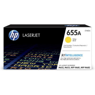 HP 655A CF452A žlutý (yellow) originální toner