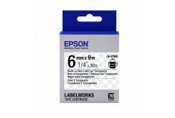 Epson LabelWorks LK-7TBN C53S657007 36mm x 9m, černý tisk / průhledný podklad, originální páska