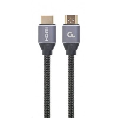 Kabel CABLEXPERT CCBP-HDMI-2M HDMI 2.0, 2m, opletený, černý, blister