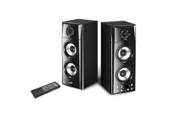 Genius reproduktory SP-HF2800 BT, 2.0, 60W, černé, dálkové ovládání, BT 5.0, 3pásmové, LCD display, podpora TWS, RCA vstup, Blueto