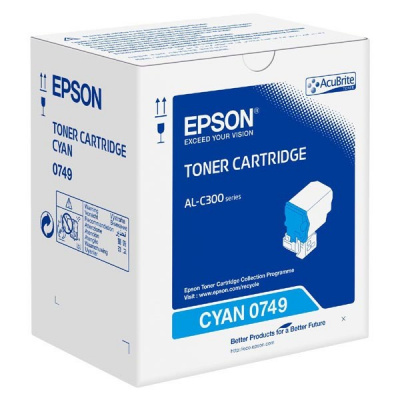 Epson C13S050749 azurový (cyan) originální toner