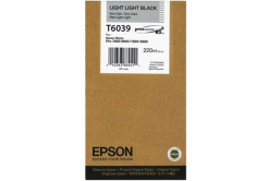 Epson T603900 světle černá (light black) originální cartridge