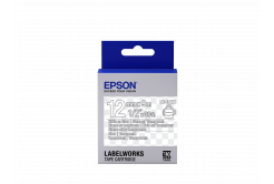 Epson LabelWorks LK-4TWN C53S654013 12mm x 9m, bílý tisk / průhledný podklad, originální páska