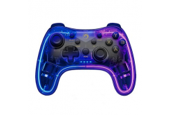 Gamepad Marvo GHOST 40, bezdrátový, 17tl., všesměrový, průhledný