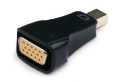 Kabel CABLEXPERT A-mDPM-VGAF-01 red. miniDisplayport na VGA, M/F, černá