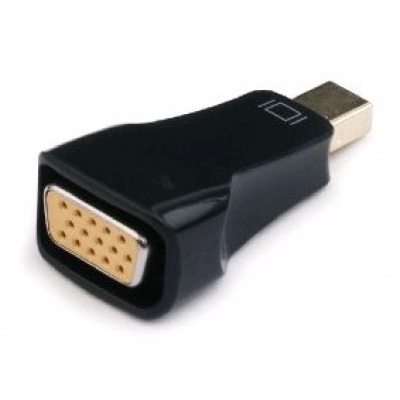 Kabel CABLEXPERT A-mDPM-VGAF-01 red. miniDisplayport na VGA, M/F, černá