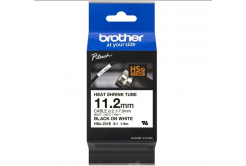 Brother HSe-231E Pro Tape, 11.2 mm x 1.5 m, černý tisk / bílý podklad , originální páska