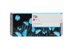 HP 738 676M7A purpurová (magenta) originální cartridge