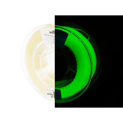 Spectrum 80529 3D filament, S-Flex 98A, 1,75mm, 250g, glow in the dark, yellow-green