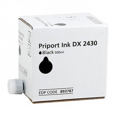 Ricoh originální inkoust 893787, black, 5x500 817222, 5ks, Ricoh DX2330, DX2430