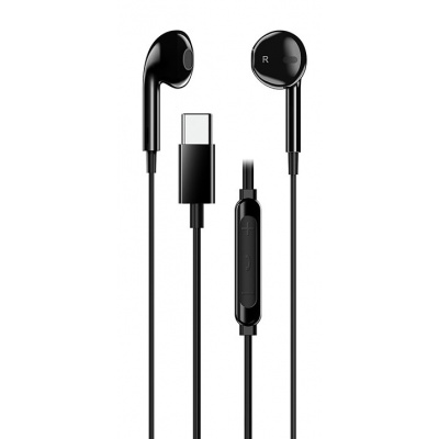 Genius HS-M365, sluchátka s mikrofonem, černá, 2.0, špuntová, USB Type-C