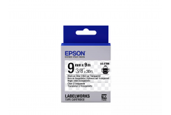 Epson LabelWorks LK-3TBN C53S653004 9mm x 9m, černý tisk / průhledný podklad, originální páska