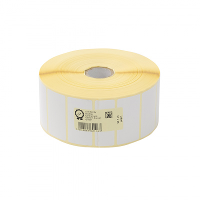 Brother LCE1E026051127P, 51mm x 26mm, originální bílé papírové štítky