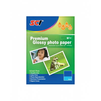 SCI GPP-260 Glossy Inkjet Photo Paper, 260g, 10x15cm, 20 listů, lesklý fotopapír