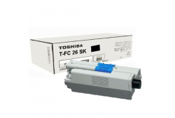 Toshiba TFC26SK, 6B000000559 černá (black) originální toner