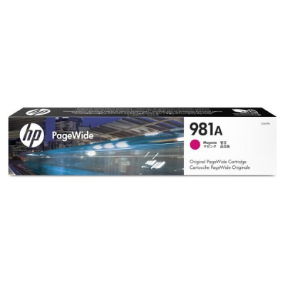 HP 981A J3M69A purpurová (magenta) originální cartridge