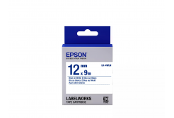 Epson LabelWorks LK-4WLN C53S654022 12mm x 9m, modrý tisk / bílý podklad, originální páska