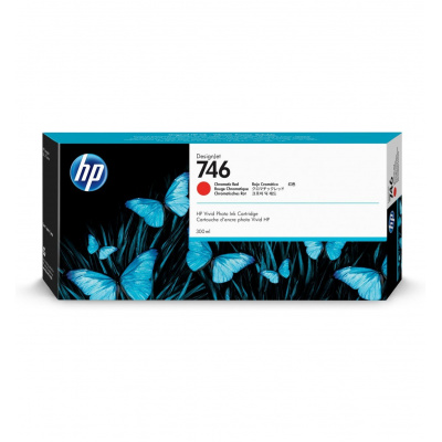 HP 746 P2V81A chromatická červená (chromatic red) originální cartridge