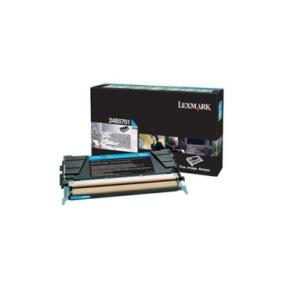 Lexmark 24B5701 azurový (cyan) originální toner