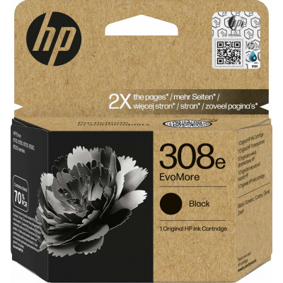 HP 308e EvoMore 7FP22UE černá (black) originální cartridge