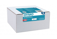 Dymo D1 45013, 2093097, 12mm x 7m, černý tisk/bílý podklad, originální pásky, 10ks