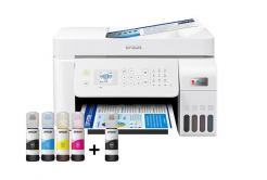 EPSON - poškozený obal - tiskárna ink EcoTank L5296, 4v1, A4, 1440x5760dpi, 33ppm, USB, Wi-Fi, LAN, bílá,