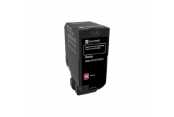 Lexmark 74C2SME purpurový (magenta) originální toner