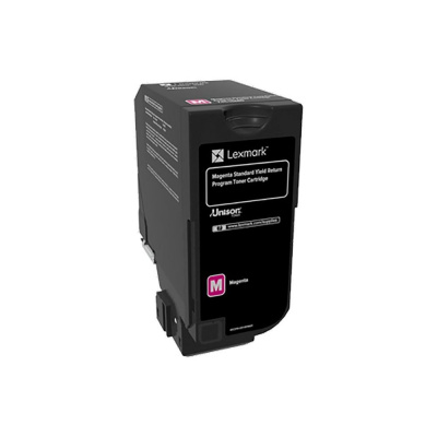 Lexmark 74C2SME purpurový (magenta) originální toner