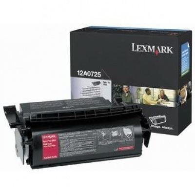 Lexmark 12A0725 černý (black) originální toner