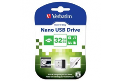 Verbatim USB flash disk, USB 2.0, 32GB, Nano, Store N Stay, černý, 98130, USB A