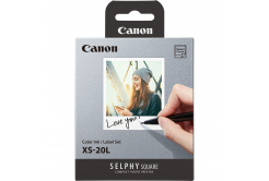 Canon XS-20L 4119C002, 20 ks, termosublimační, bílý, samolepicí foto papír + inkoustová fólie