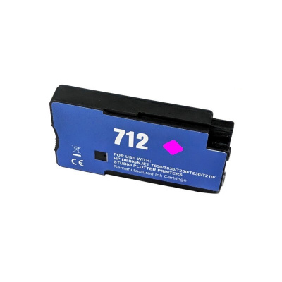 Kompatibilní cartridge pro HP 712 3ED68A purpurová (magenta)