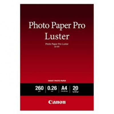 Canon Photo Paper Pro Luster, foto papír, lesklý, bílý, A4, 260 g/m2, 20 ks, 6211B006, inkoustový