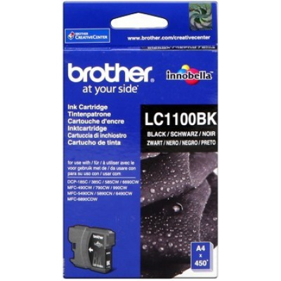 Brother LC-1100BK černá originální cartridge, prošlá expirace