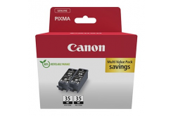 Canon originální ink PGI-35 BK, black, 2*191str., 2*9.3ml, 1509B029, Canon Pixma iP100, iP110, TR150