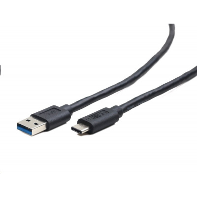 Kabel CABLEXPERT CCP-USB3-AMCM-1M USB 3.0 AM na Type-C kabel (AM/CM), 1m, černý