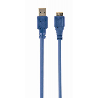 Kabel CABLEXPERT CCP-mUSB3-AMBM-6 USB A-B micro 1,8m 3.0, modrý