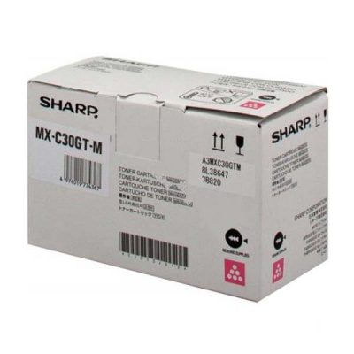 Sharp MX-C30GTM purpurový (magenta) originální toner