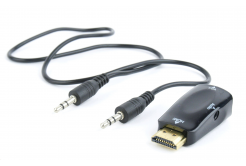 Adaptér C-TECH CB-AD-HDMI-VGA HDMI na VGA + Audio, M/F