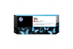 HP 745 F9K06A chromatická červená (chromatic red) originální cartridge