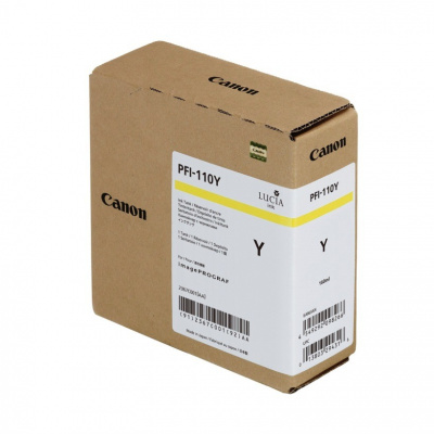 Canon PFI110Y 2367C001 žlutá (yellow) originální inkoustová cartridge