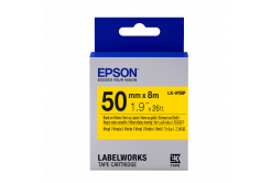 Epson LabelWorks LK-9YBP C53S659002 50mm x 8m, černý tisk / pastelově žlutý podklad, originální páska