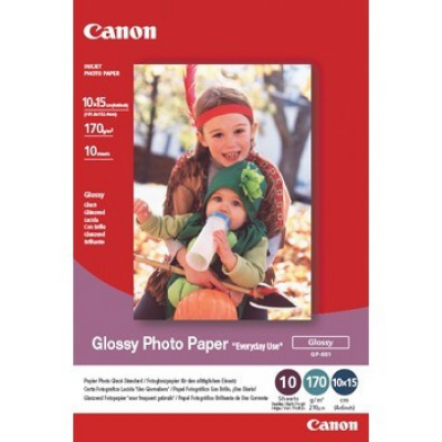 Canon GP-501 0775B003 Glossy Photo Paper, 10x15cm (4x6"), 200 g/m2, 100 ks, foto papír, lesklý, bílý