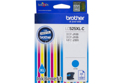 Brother LC-525XLC azurová (cyan) originální cartridge