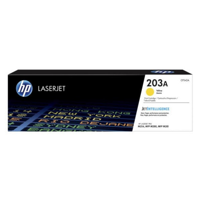 HP 203A CF542A žlutý (yellow) originální toner